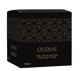 Ovidias Ballotin pure chocolade pralines 500g puur