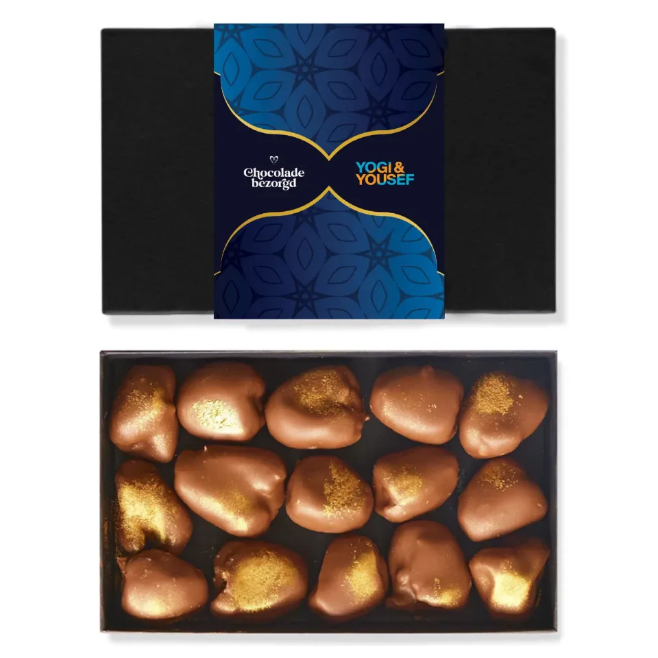 Chocoladebezorgd chocolade dadels melkchocolade 275 gram