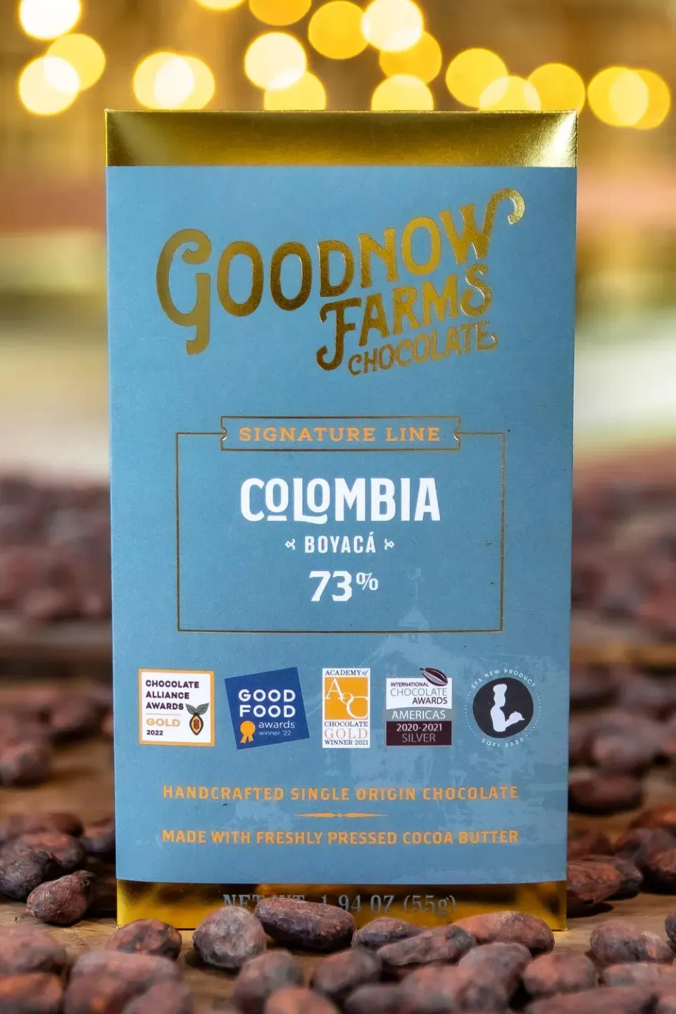 Goodnow Farms Boyacá 73% chocoladereep Colombia