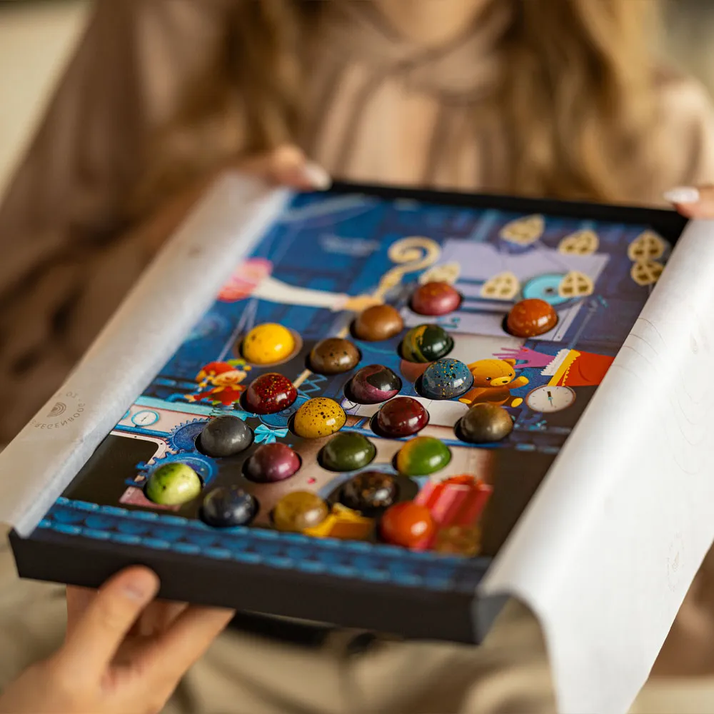 Chocoladebezorgd Sints Chocoladefabriek bonbons 21 stuks