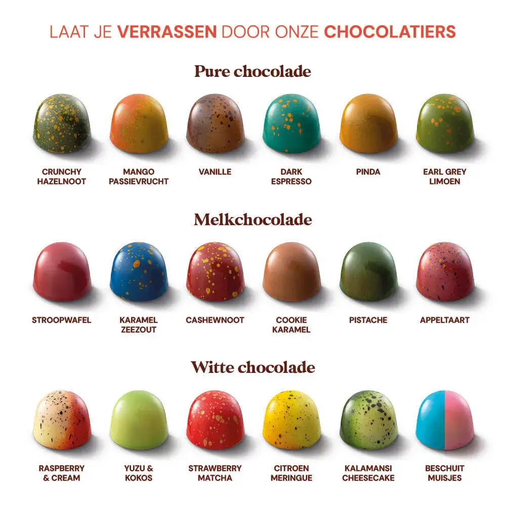 Chocoladebezorgd Bedankt bonbons 10 stuks