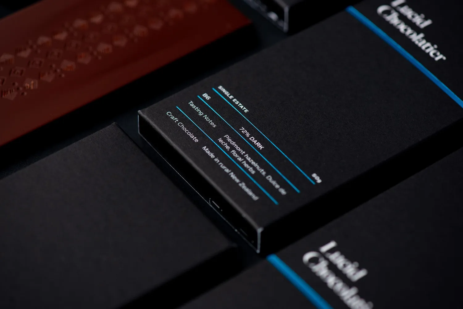 Lucid Chocolatier Purist B6 72% chocoladereep zeldzame cacao