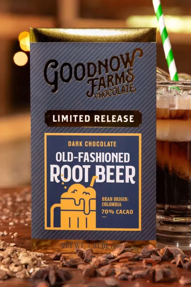 Goodnow Farms Root Beer pure chocoladereep wintergreen
