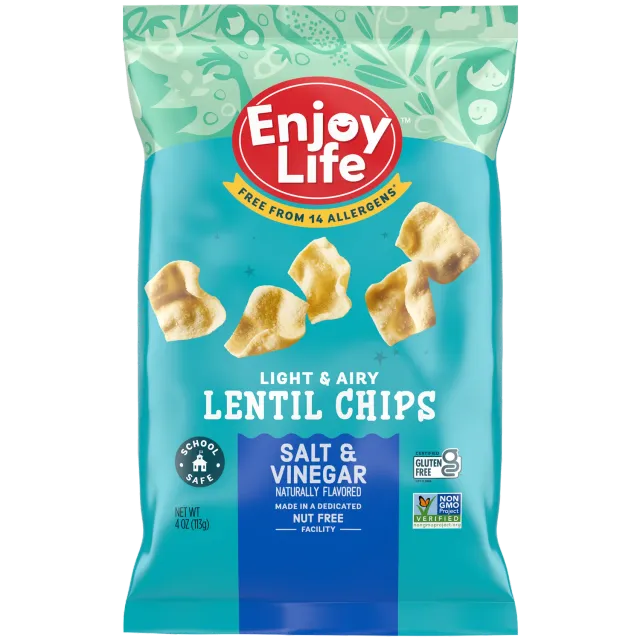 Enjoy Life Lentil Chips Salt & Vinegar linzenchips 113 g