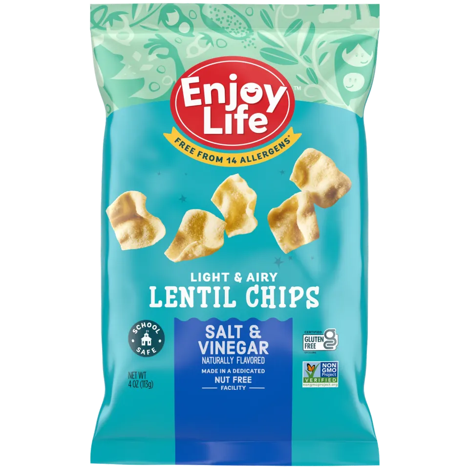 Enjoy Life Lentil Chips Salt & Vinegar linzenchips 113 g