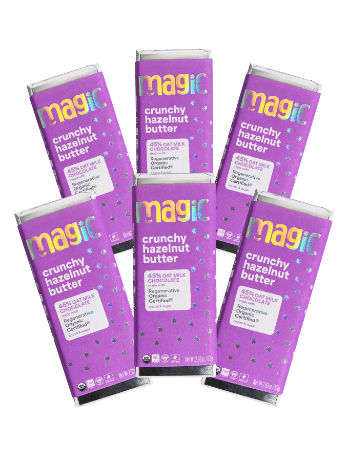 Magic Chocolate Crunchy Hazelnut Butter chocoladereep 2-pack hazelnoot