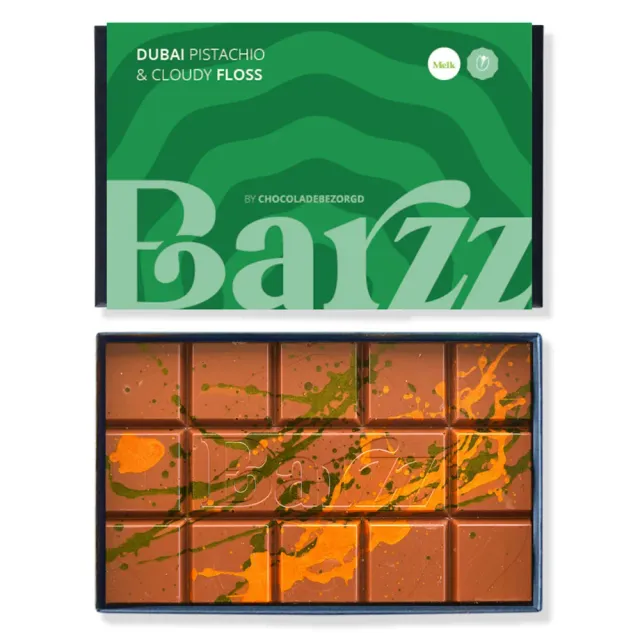 Barzz Pistache Floss Chocoladereep 220 g Dubai