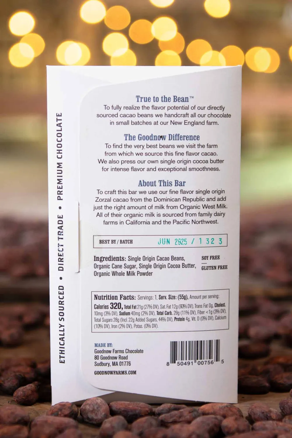 Goodnow Farms Chocolate Classic Milk 55% melkchocoladereep