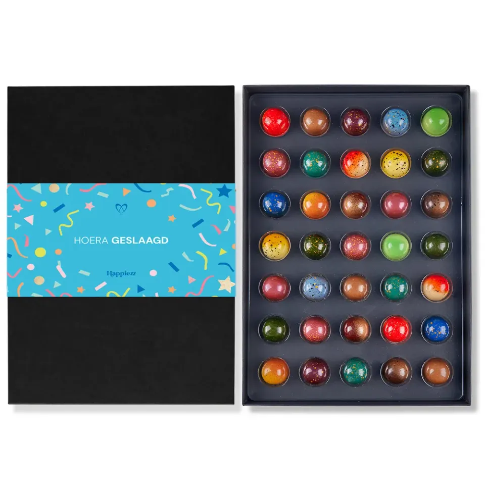 Chocoladebezorgd Geslaagd bonbons 35 stuks alcoholvrij