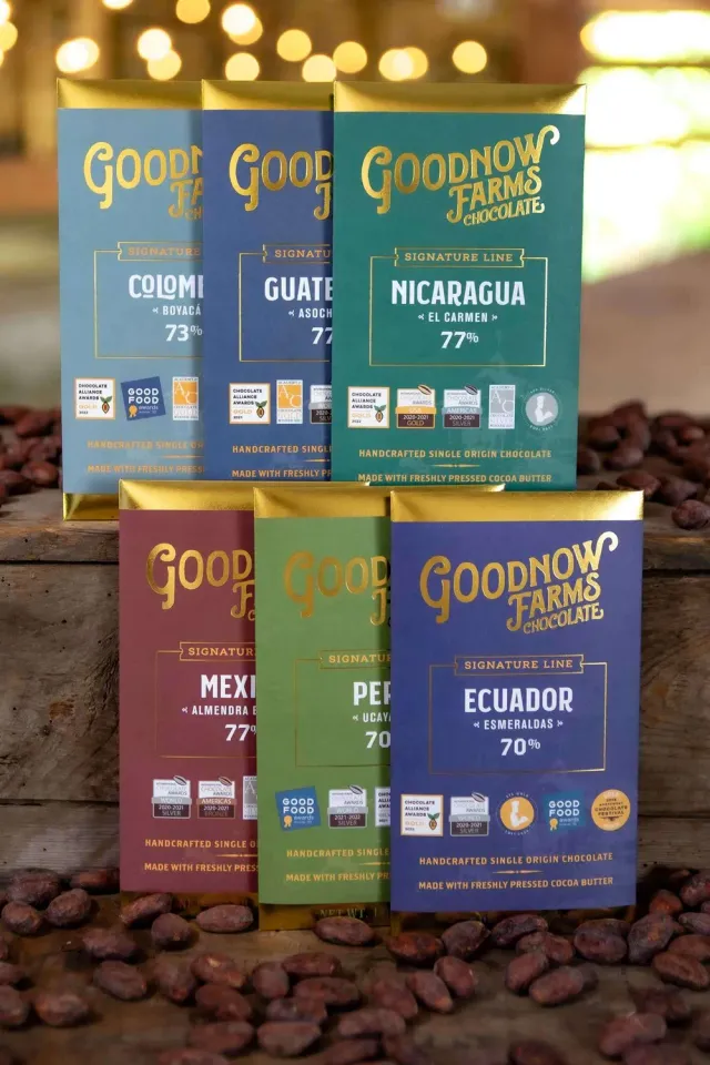 Goodnow Farms Signature Line chocoladecollectie 6x55g single origin