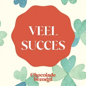 Chocoladebezorgd Veel Succes bonbons cadeaudoos alcoholvrij