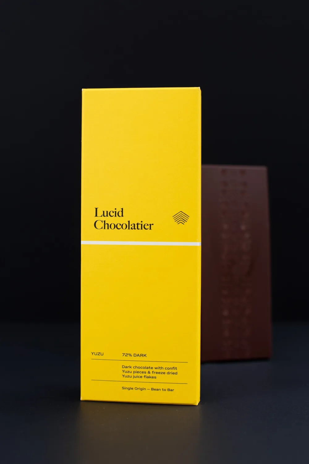Lucid Chocolatier Core Yuzu chocoladereep 50g puur 72%