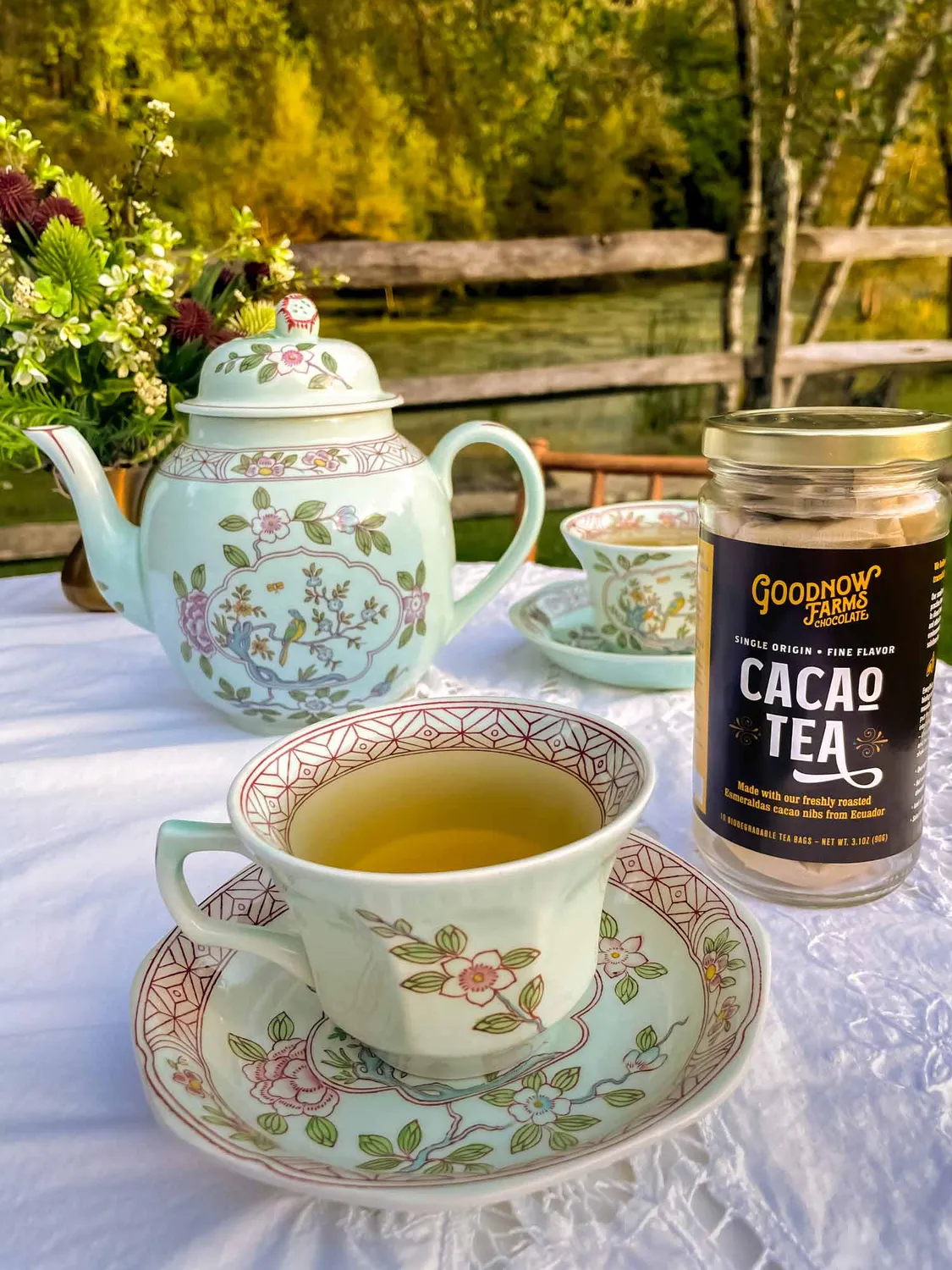 Goodnow Farms Cacao Tea cacaothee brownie-vanille