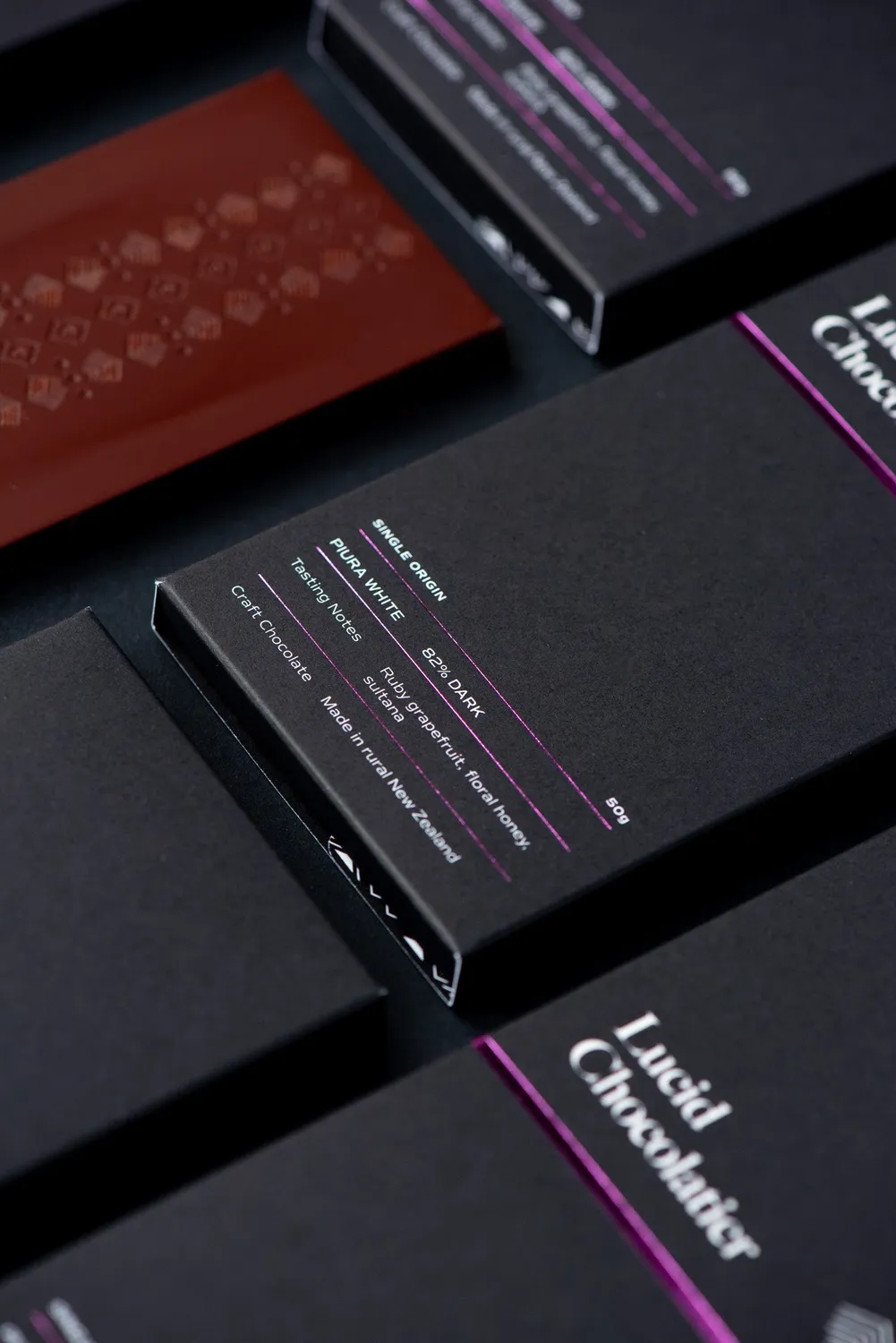 Lucid Chocolatier Purist Gran Blanco 82% chocoladereep 50g citrus