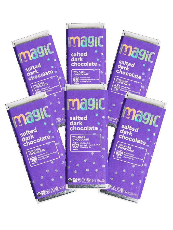 Magic Chocolate Salted Dark chocoladereep 2-pack puur gezouten