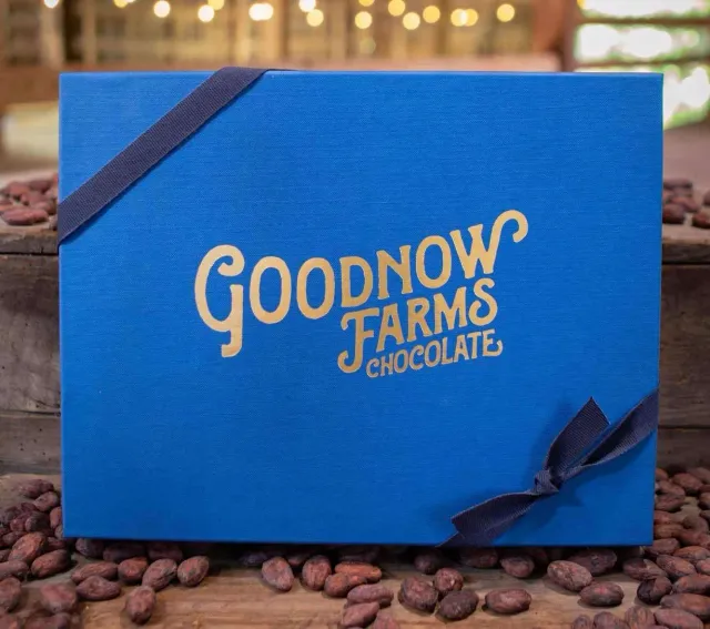Goodnow Farms Chocolate Gift Box cadeaudoos leeg compostable