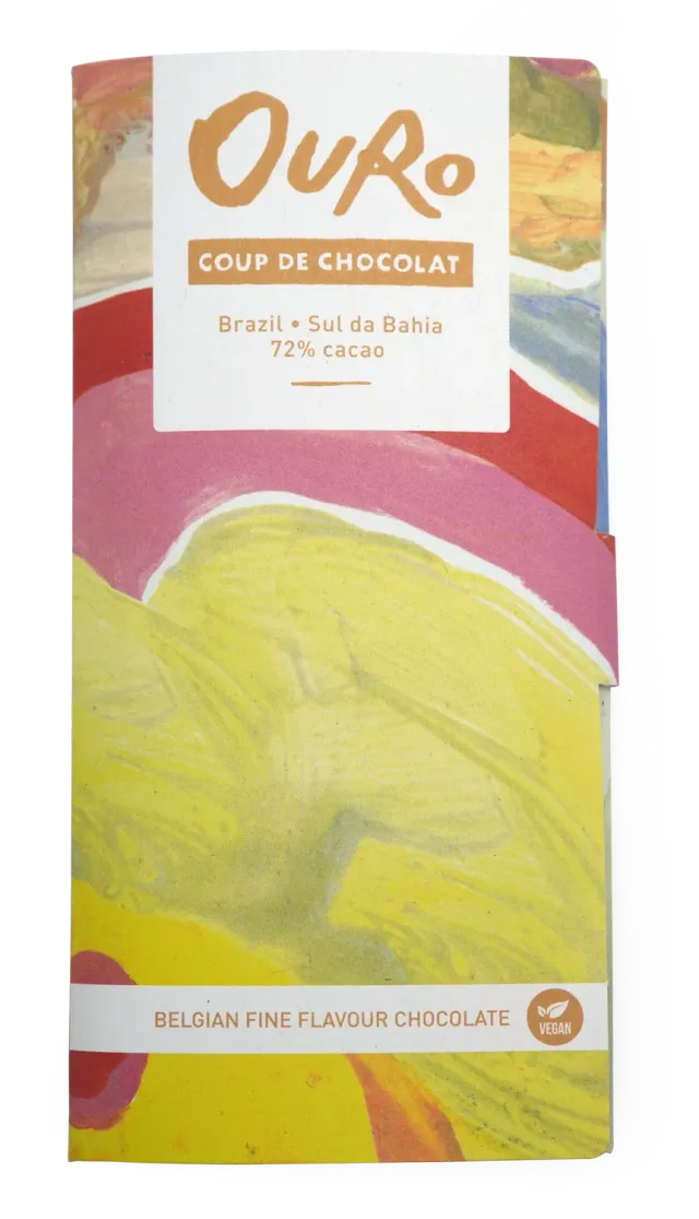 Coup de Chocolat Ouro 72% reep Brazilië steunt aapje