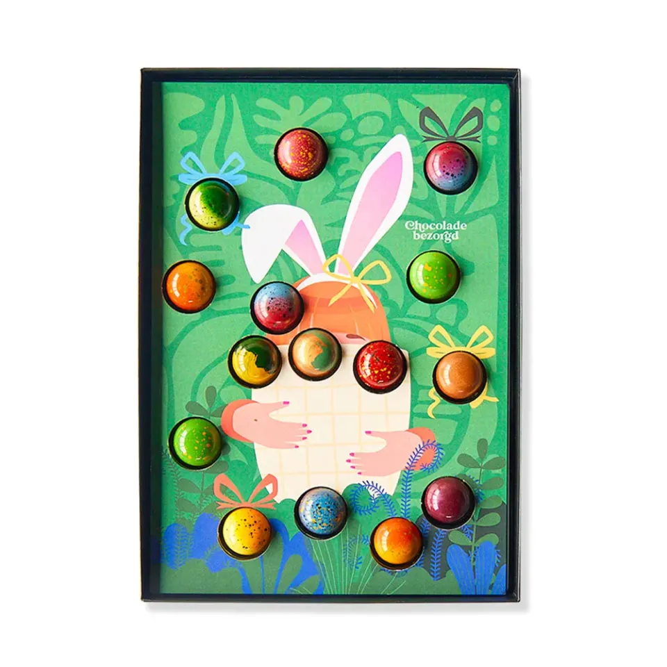 Chocoladebezorgd Get Egg-Cited bonbons 15 stuks brievenbus