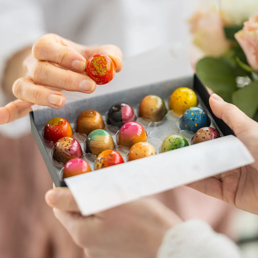 Chocoladebezorgd Liefde bonbons 15 stuks alcoholvrij