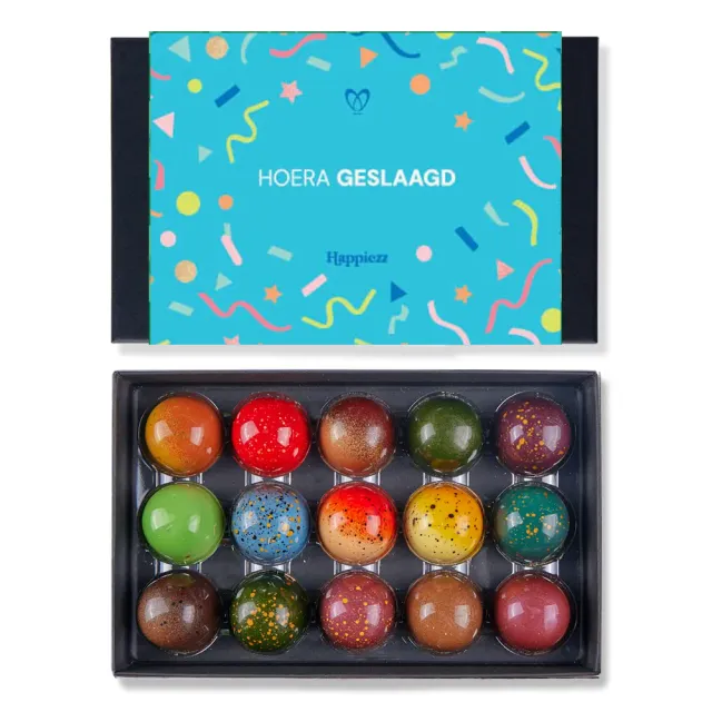Chocoladebezorgd Geslaagd bonbons 15 stuks