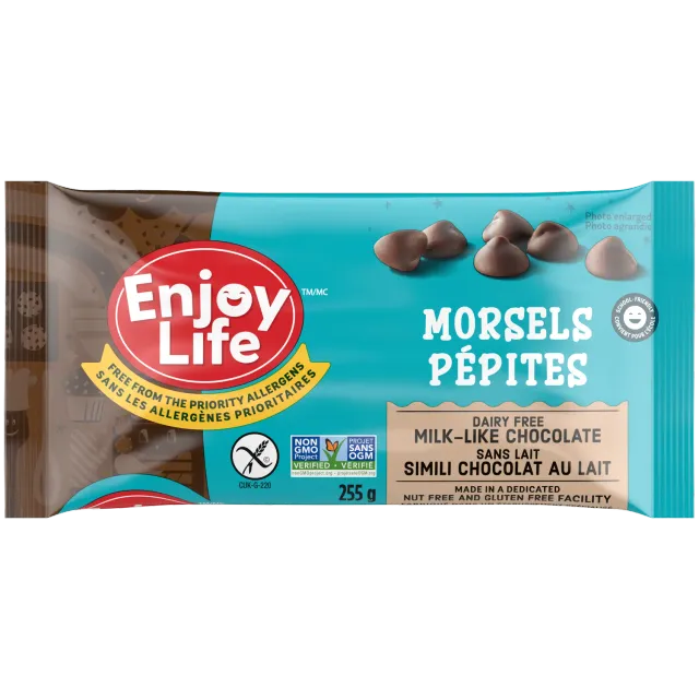 Enjoy Life Foods Ricemilk morsels bakchocolade 255 g melkvrij