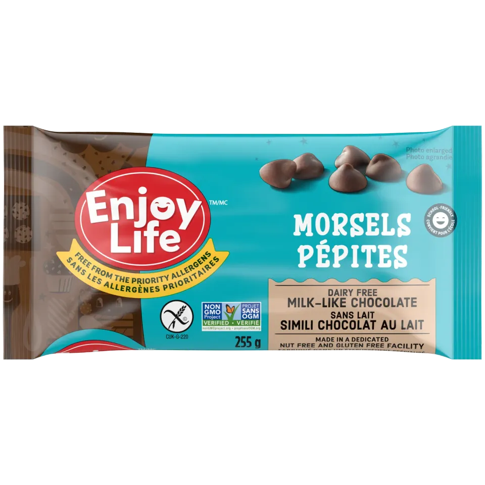 Enjoy Life Foods Ricemilk morsels bakchocolade 255 g melkvrij