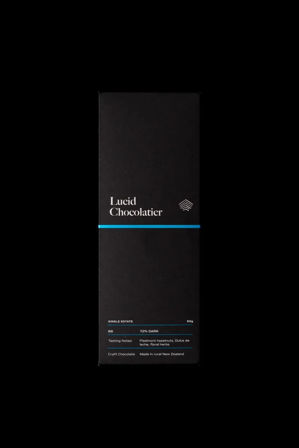 Lucid Chocolatier Purist B6 72% chocoladereep zeldzame cacao