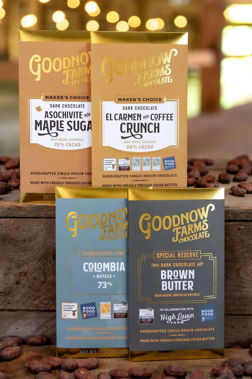 Goodnow Farms World Finals Winners chocoladerepen 4x55g zilver