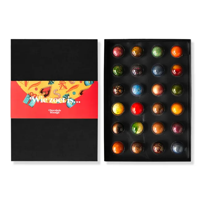 Chocoladebezorgd Sinterklaas bonbons 24 stuks alcoholvrij