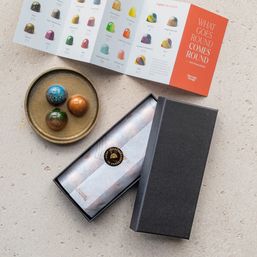 Chocoladebezorgd Vaderdag bonbons 10 stuks alcoholvrij