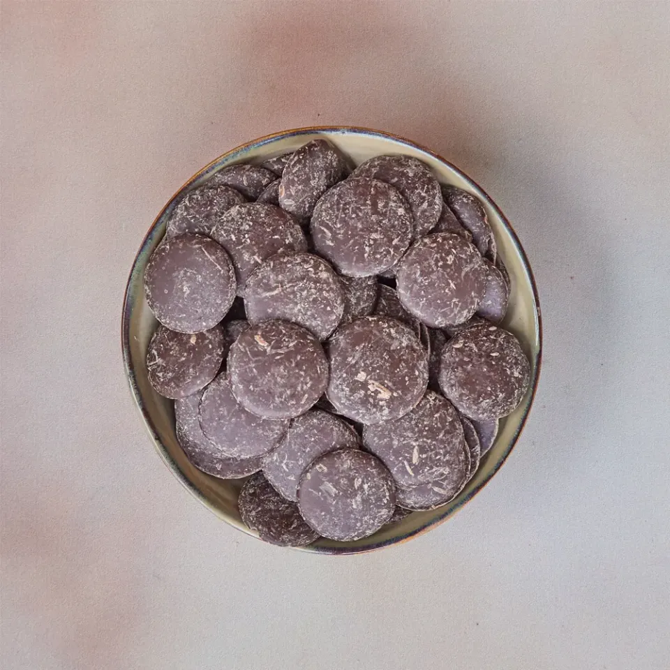 Chocoladebezorgd Chocoladedruppels Puur 1 kg Belcolade 53,5%