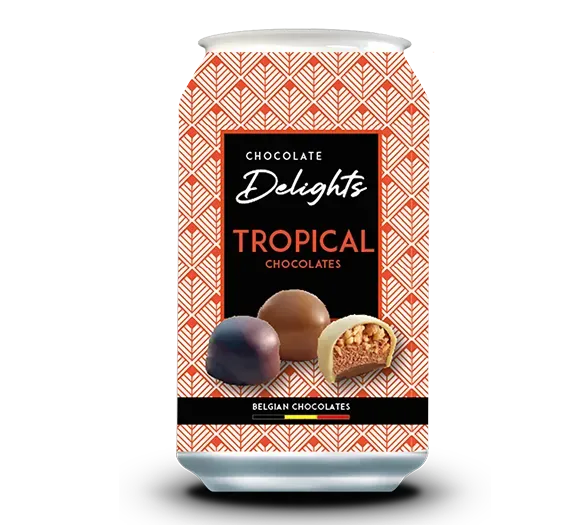 Ovidias Chocolate Delights Tropical chocolade 65g fruit