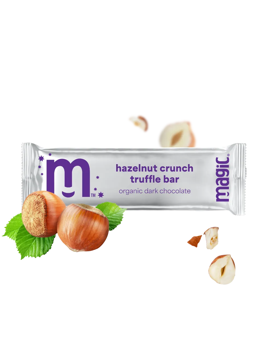 Magic Chocolate Hazelnut Crunch truffelrepen 60x15g puur