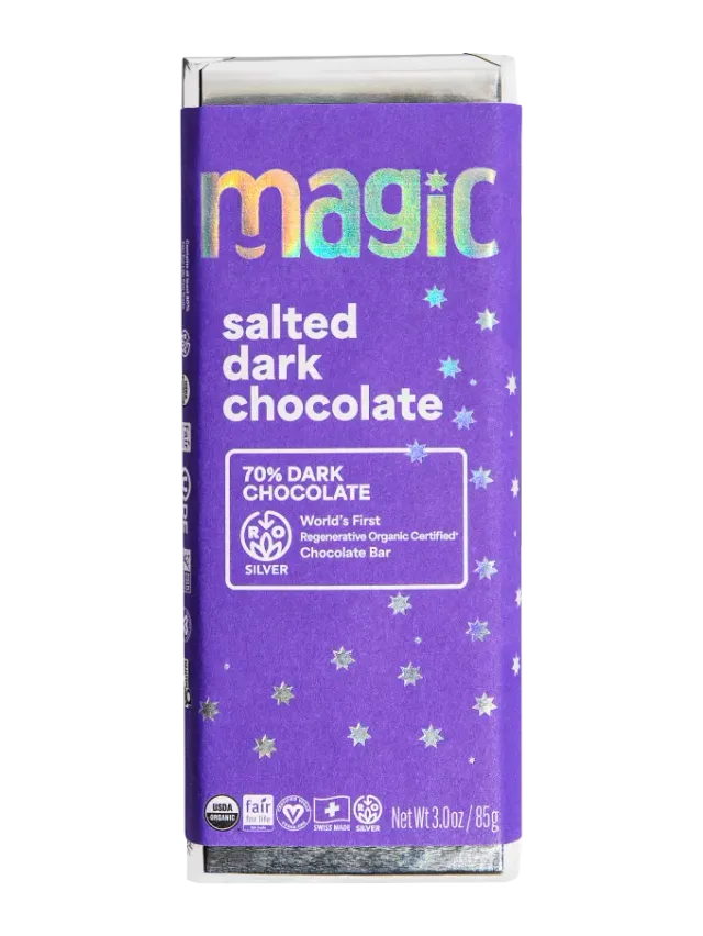 Magic Chocolate Salted Dark chocoladereep 2-pack puur gezouten