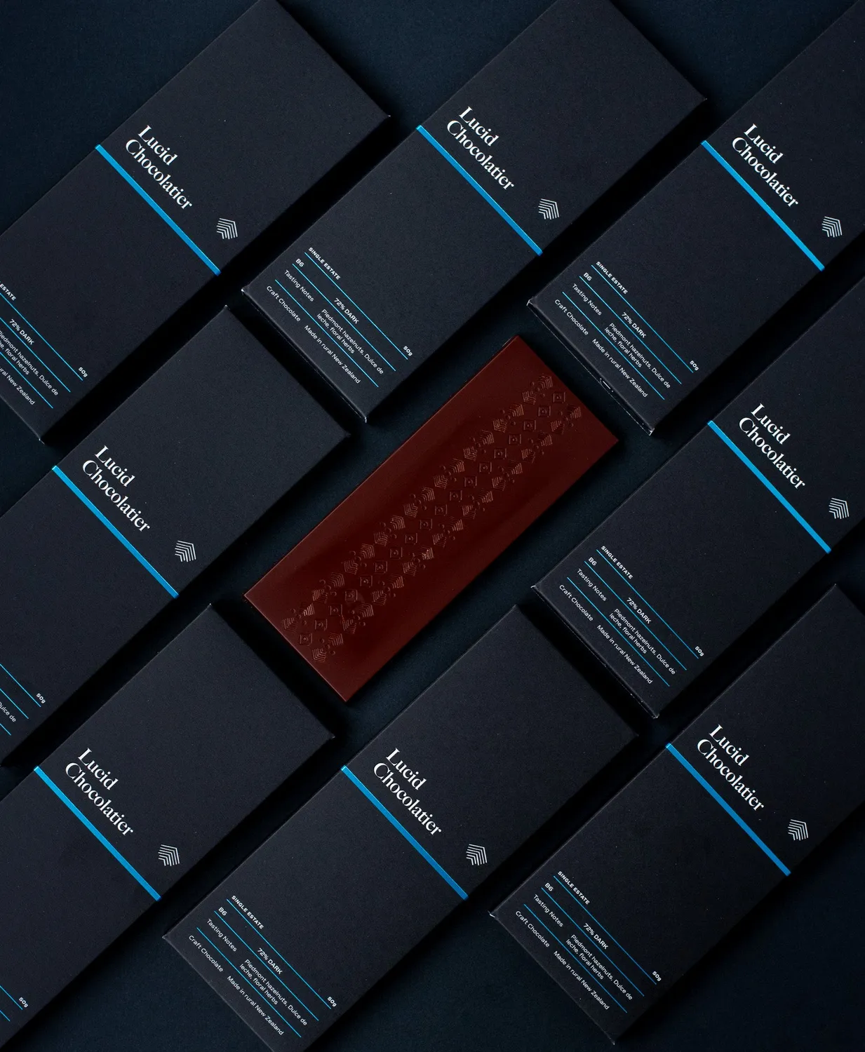 Lucid Chocolatier Purist B6 72% chocoladereep zeldzame cacao