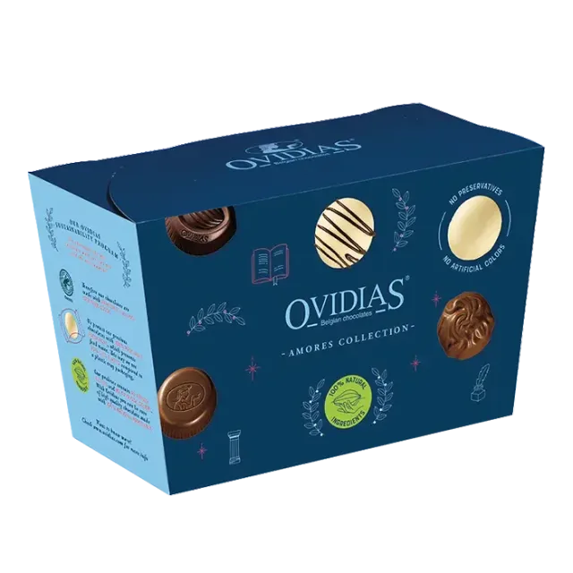 Ovidias Ballotin doos pralines 500g luxe assortiment