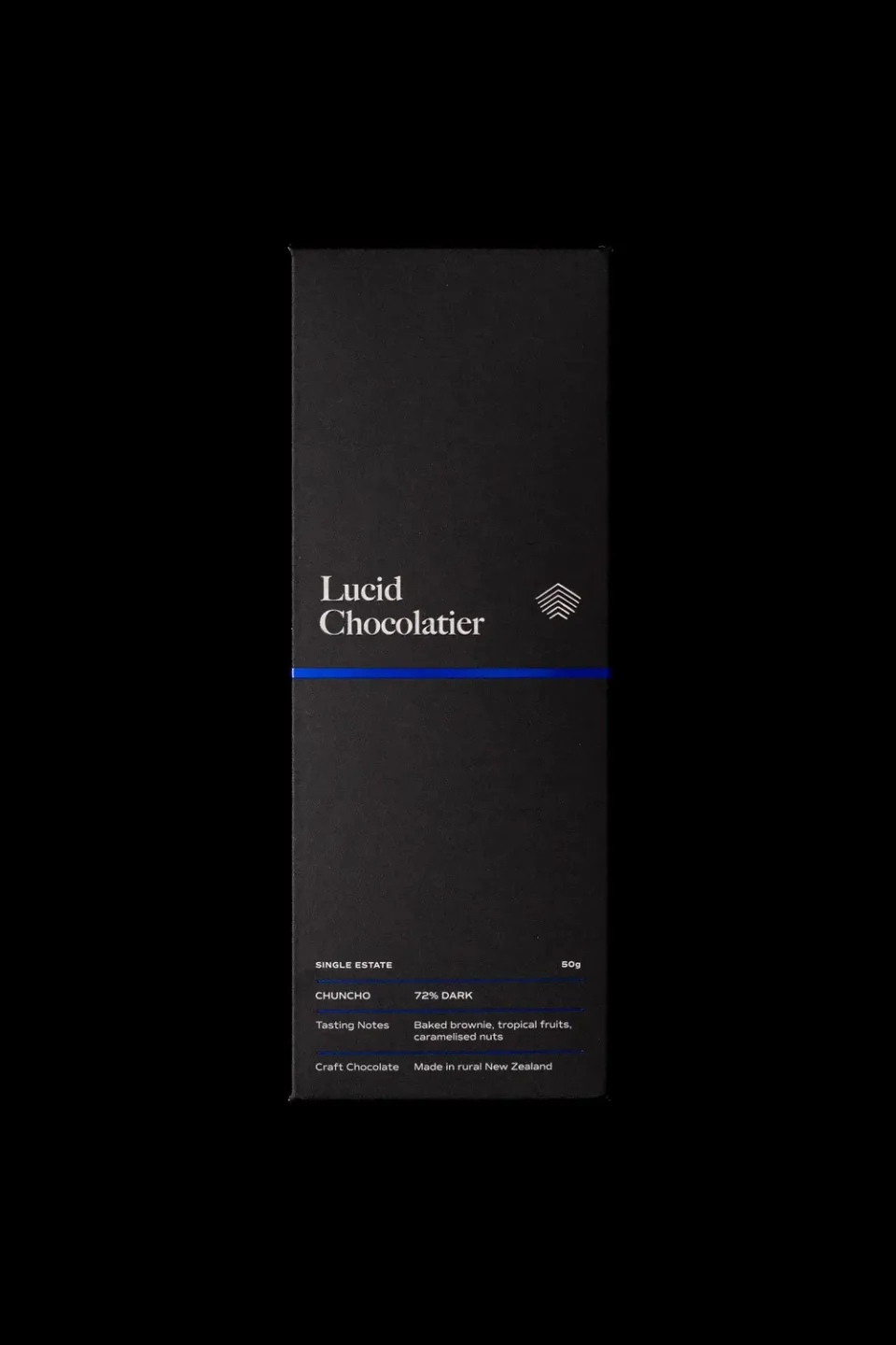 Lucid Chocolatier Purist Chuncho 72% chocoladereep 50g brownie