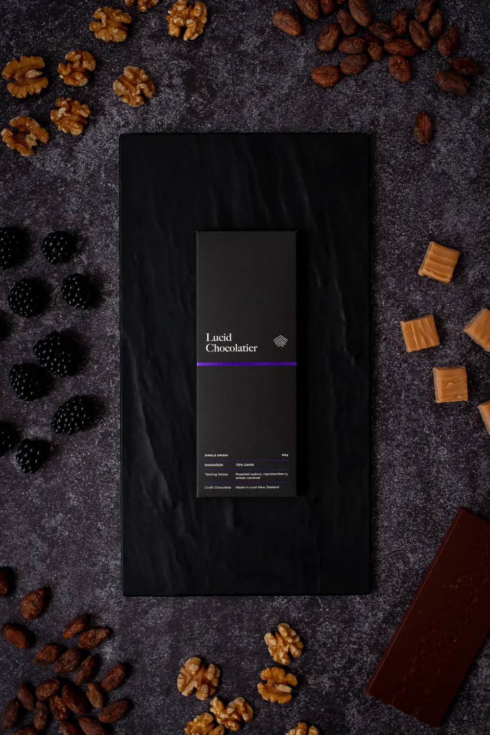 Lucid Purist Marañón 72% chocoladereep puur 50g
