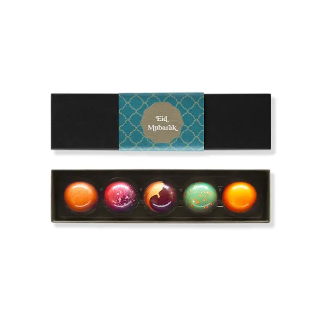 Chocoladebezorgd Eid Mubarak bonbons 5 stuks halal