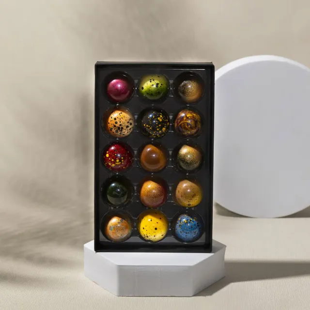 Chocoladebezorgd Whyz bonbons 15 stuks eigen verpakking