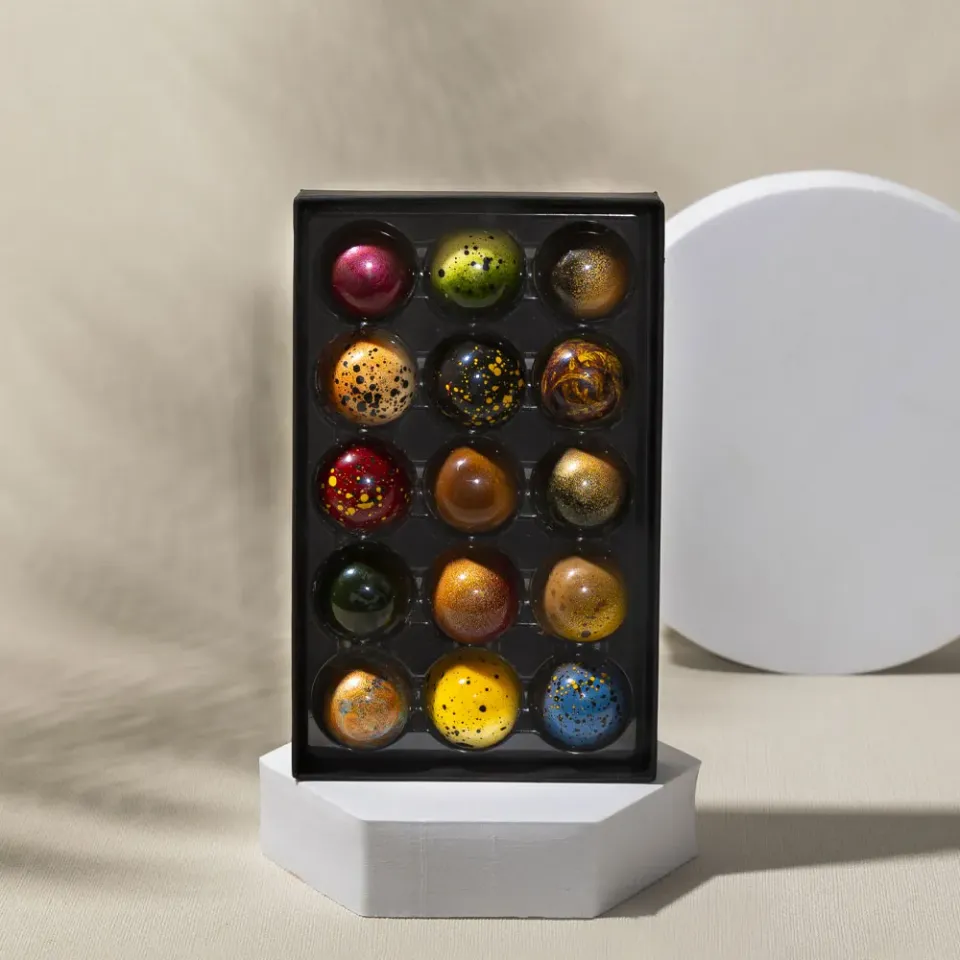 Chocoladebezorgd Whyz bonbons 15 stuks eigen verpakking