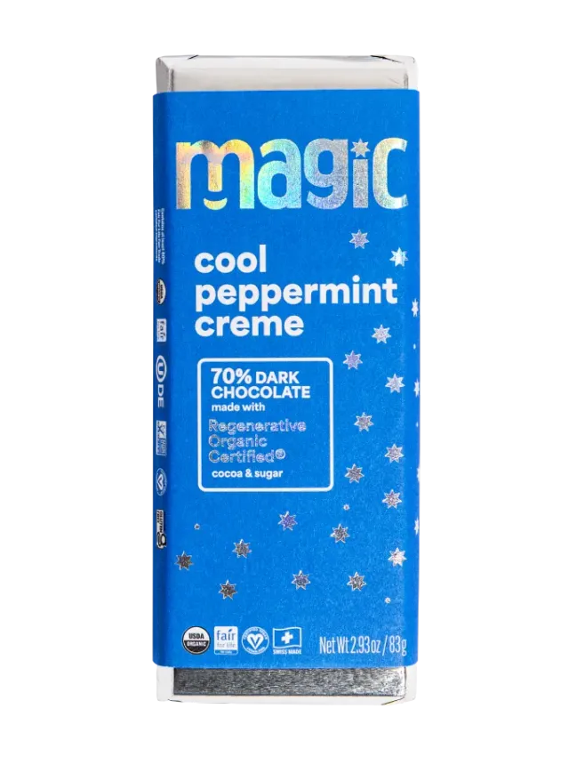 Magic Cool Peppermint Creme 70% chocoladereep pepermunt