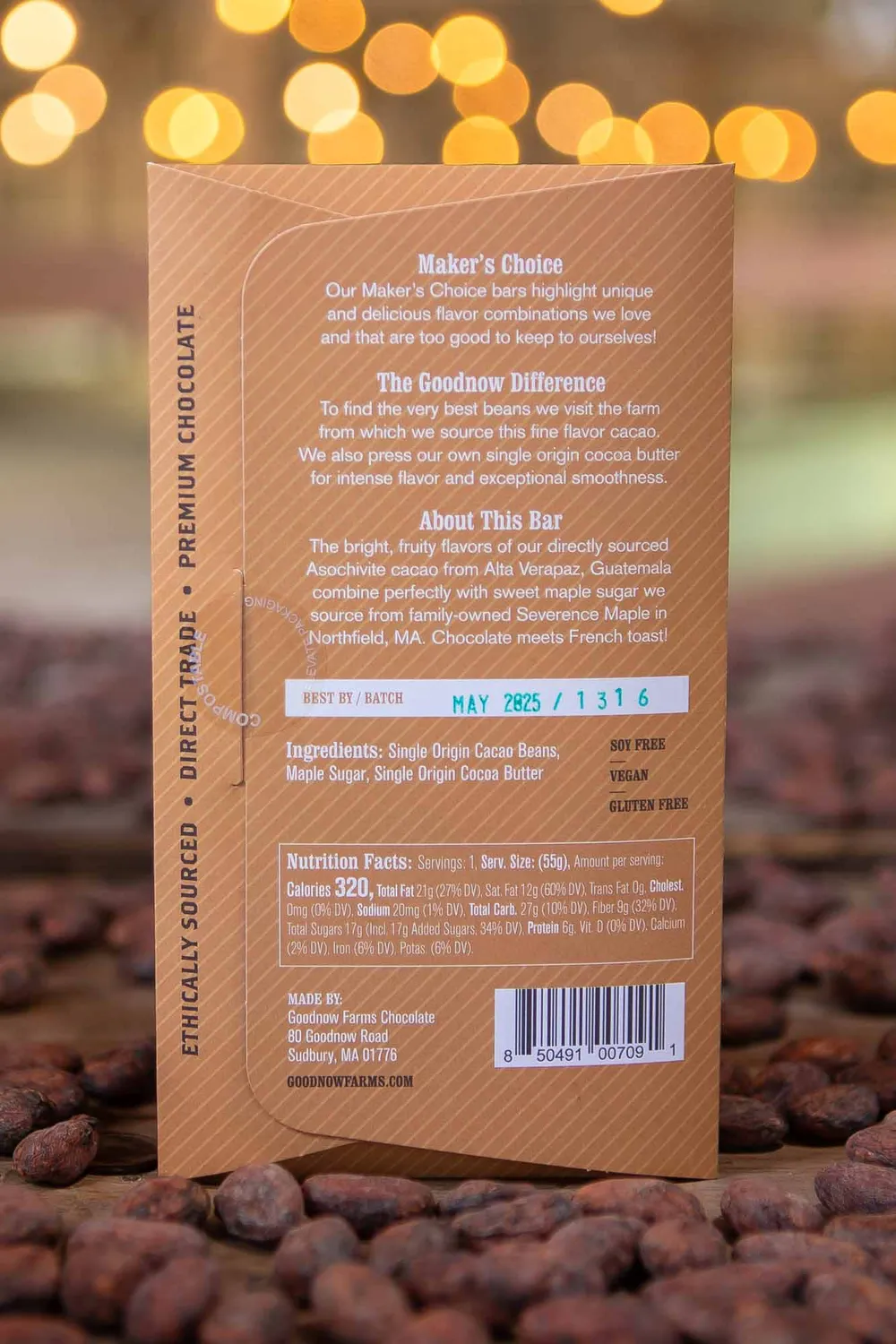 Goodnow Farms Chocolate Maker’s Choice Asochivite Maple reep