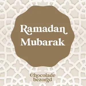 Chocoladebezorgd Ramadan Mubarak bonbons doos cadeau