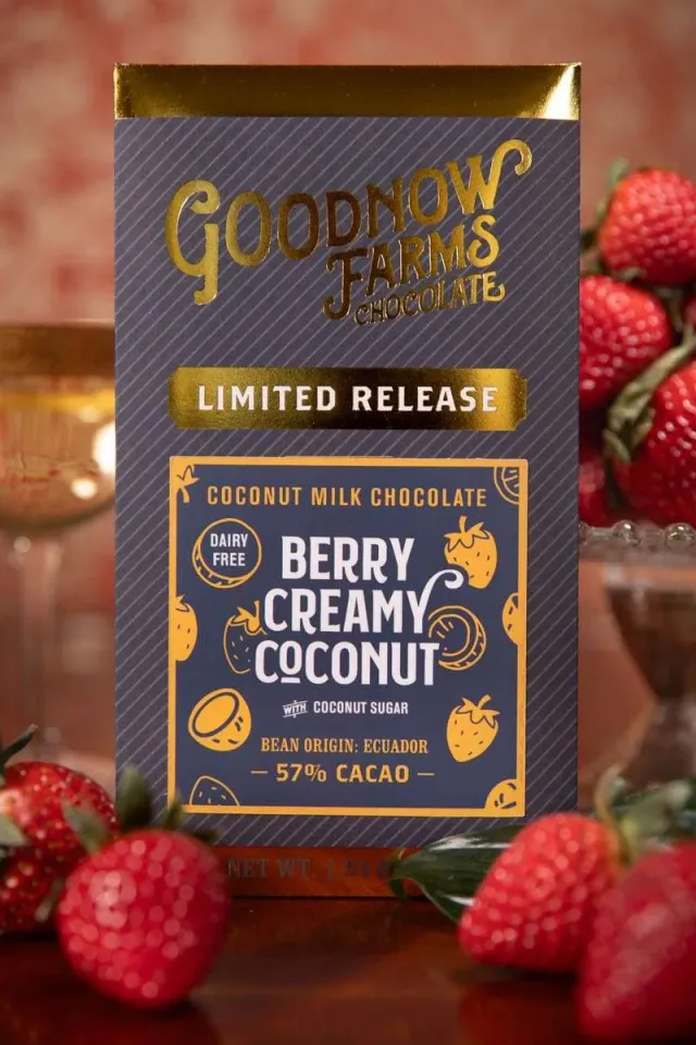 Goodnow Farms Limited Release Berry Coconut chocoladereep vegan