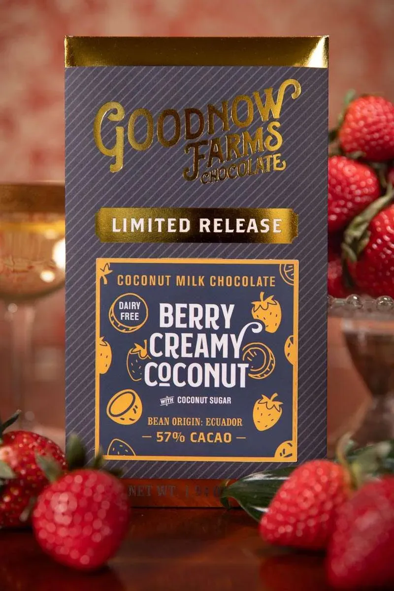 Goodnow Farms Limited Release Berry Coconut chocoladereep vegan