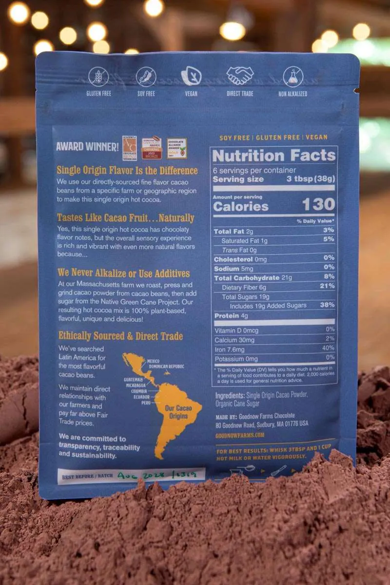 Goodnow Farms Asochivite warme chocolademelk cacaomix puur