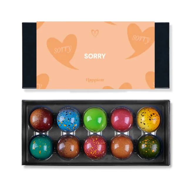 Chocoladebezorgd Sorry 10 stuks bonbons cadeau alcoholvrij