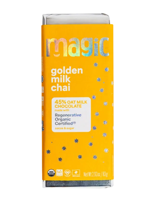 Magic Chocolate Golden Milk Chai chocoladereep 2-pack kurkuma