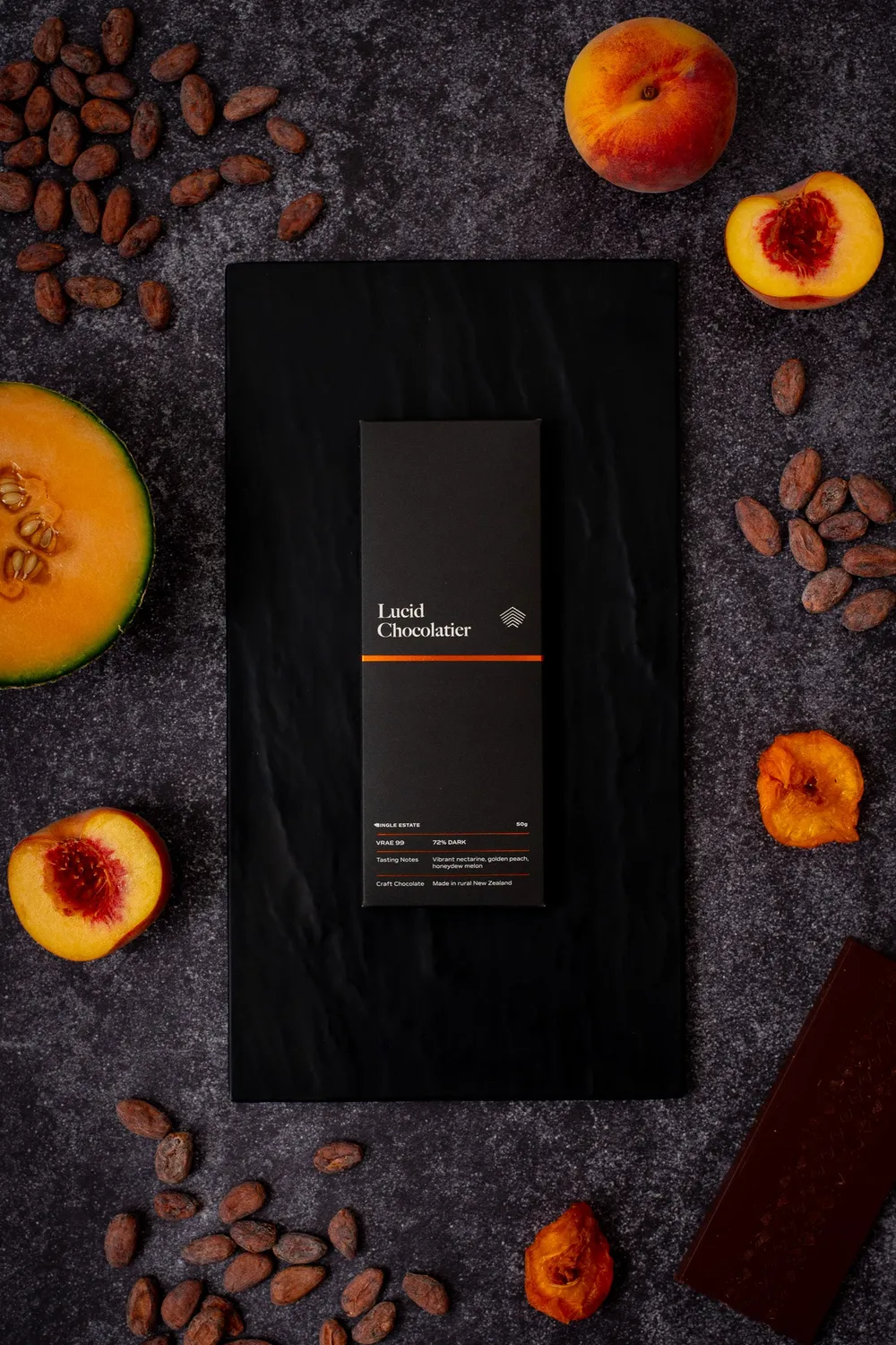 Lucid Purist VRAE 99 chocoladereep fruitig 50g